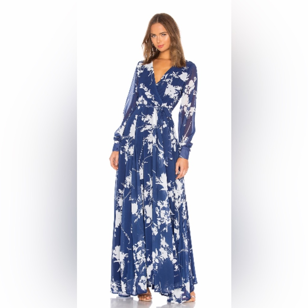 Midnight blue maxi dress. Excellent condition. Never worn.